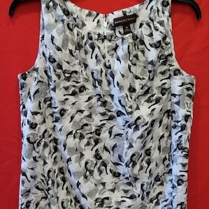 Sleeveless Grey Blouse